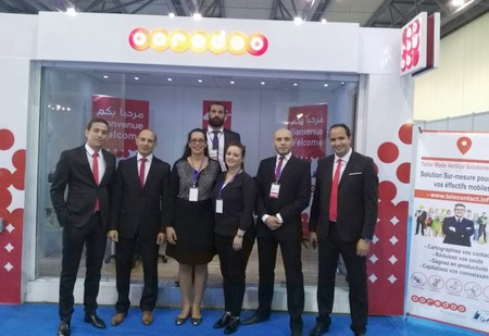 Le stand d'Ooredoo au Salon «Oran Expo BTPH». D. R.